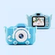 Детский фотоаппарат A-Toys Kids Kitty FullHD 1080р фото/видео, игры, MicroSD Голубой + Чехол - изображение 5