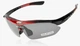 Очки спортивные RockBros Polarized UV400 5 линз велосипедные Черно-красные (PH050412) - изображение 2