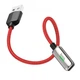 Переходник Adapter AUX Hoco LS28 Lightning to Lightning + Lightning silver - изображение 1