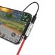 Переходник Adapter AUX Hoco LS28 Lightning to Lightning + Lightning silver - изображение 7