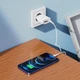 Мережевий зарядний пристрій Hoco C88A Star Round Dual Port Charger 2USB 2.4A White - зображення 2