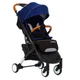 Детская коляска Bene Baby D200 Прогулочная синяя на черной раме - изображение 1