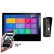Комплект Wi-Fi Видеодомофон&nbsp;MT-TUYA 95111H Сенсорный 10" (25cм) Вызывная панель 94201 600TVL (black) - изображение 1
