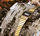 Женские классические наручные часы CASIO LA670WGA-1 Желтое золото\черный - изображение 4