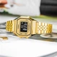 Женские наручные часы CASIO LA680WGA-9B Желтое золото\черный экран - изображение 1