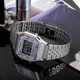 Жіночий наручний годинник CASIO LA680WA-2C Срібло\квіти на батарейці - зображення 5