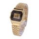 Женские наручные часы CASIO LA680WGA-1 Желтое золото\черный классические - изображение 6