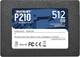 SSD Patriot P210 512GB 2.5" 7mm SATAIII 3D QLC - зображення 1