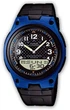 Наручные часы Casio AW-80-2BVES Черные с синим - изображение 3