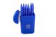 Стакан пластиковый Buromax Rubber Touch для письменных принадлежностей синий (BM.6352-02) - изображение 3