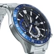 Наручные часы Casio EFV-620D-1A2VUEF Черно-синие с серебристым ремешком - изображение 3