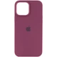Чохол Silicone Case Full Protective (AA) Apple iPhone 13 Pro (6.1") Бордовий / Plum Без бренду - зображення 1