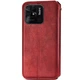 Кожаный чехол-книжка GETMAN Cubic (PU) для Xiaomi Redmi 10C Красный - изображение 4