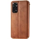 Шкіряний чохол книжка GETMAN Cubic (PU) для Xiaomi Redmi Note 11 (Global) / Note 11S Коричневий - зображення 2