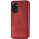 Кожаный чехол-книжка GETMAN Cubic (PU) для Xiaomi Redmi Note 11 (Global) / Note 11S Красный - изображение 2