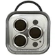 Захисне скло Metal Classic на камеру (в упак.) Apple iPhone 13 Pro / 13 Pro Max Срібний / Silver - зображення 2