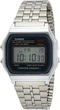 Мужские Наручные часы Casio A-159WA-N1DF Серебристые с черным - изображение 2