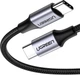 Кабель синхронизации Ugreen US261 USB Type-C - USB Type-C Aluminum Shell 1 м Black-Gray (90402006) - изображение 1