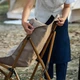 Кресло складное Naturehike Moon Beach MW01 NH19Y001-Z, 600D Oxford/алюминий, бежевый - изображение 7
