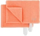Дорожный набор полотенец для лица, персиковые "MakeTravel" - MAKEUP Face Towel Set 2шт (781480-27056659) - изображение 2