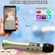 Микрофон для Караоке Вокальный MicMagic Premium L598 Золотой 9Вт Bluetooth трехуровневым Подавлением шума и Эхо детский взрослый - изображение 11