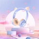 Накладные наушники Hoco W36 Cat ear (3.5mm/1.2m) Dream Blue - изображение 3