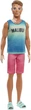 Лялька Кен Моднік Вітіліго Barbie Ken Fashionistas Doll Vitiligo Malibu Tank & Red Shorts, Brown Cropped Hair 192 (HBV26) - зображення 1