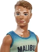 Лялька Кен Моднік Вітіліго Barbie Ken Fashionistas Doll Vitiligo Malibu Tank & Red Shorts, Brown Cropped Hair 192 (HBV26) - зображення 3