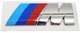 Шильдик логотип емблема BMW M на багажник Срібло - зображення 2