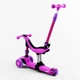 Самокат-велобег 3в1 трехколесный Best Scooter, колеса PU со светом, амортизаторы, родительская ручка. Violet (105656) - изображение 3