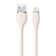 Кабель BASEUS Jelly Liquid Silica Gel Fast Charging Data Cable USB to iP 2.4A Pink 2м (CAGD000104) - изображение 2