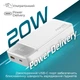 УМБ Promate Torq-20 20000 mAh USB-C PD USB-А QC3.0 White (torq-20.white) - изображение 4