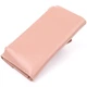Женский стильный кошелек GRANDE PELLE Leather Wallet 11360 Розовый - изображение 2