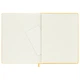 Нотатник Moleskine Silk великий у лінію солом'яно-жовтий QP090M6SILK - зображення 4