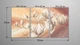 Модульная картина Абстракция Цветы Магнолия (53x100см) Аrt-147_3А - изображение 4
