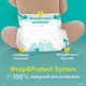 Підгузки-трусики для діток Pampers Baby-Dry 360Fit 5+ розмір 12-17 кг (2уп*35шт) - зображення 4