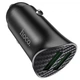 Автомобильное зарядное устройство Hoco Z39 Farsighted+Lightning Cable QC3.0 2USB, Black - изображение 4