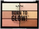 Палетка хайлайтерів - NYX Professional Makeup Profesional Born to Glow Highlighting Palette 6x4.8g (432685-5146) - зображення 1