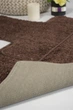 Набор ковриков в ванную комнату Confetti Unimax Brown 60х100 и 60х50 см Коричневый - изображение 2