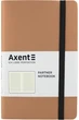 Книга записная Axent Partner Soft 125 x 195 мм 96 листов в клетку Золотистая (8206-35-A) - изображение 1