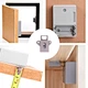 Электронный скрытый RFID замок с 3 ключами для шкафчиков и мебели 670542 - изображение 8