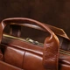 Мужская сумка для ноутбука Vintage из натуральной кожи коричневого цвета формата А4 (bg204fash70) - изображение 10
