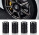 Набор колпачков на ниппель для автомобиля защитные для Lexus SUNROZ Caps Long Black Лексус 4 штуки (A-67201) - изображение 3