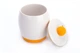 Керамічна ємність SUNROZ EGG TASTIC для приготування страв в мікрохвильовій печі Білий (SUN2815) - зображення 1