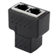 Перехідник з'єднувач кручений пари мережевий RJ45 LAN 1x2 Female SUNROZ (A-48457) - зображення 10