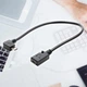 Кабель переходник конвертер Mini USB Female (мама) - Micro USB Male (папа) SUNROZ Right (A-48453) - изображение 3