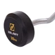 Штанга фиксированная изогнутая резиновая Rubber Coated Barbell 20кг Zelart (гриф l-95см) (TA-2687-20) - изображение 3