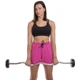 Штанга фіксована вигнута гумова Zelart Zelart Rubber Coated Barbell Zelart TA-2687-10 довжина-95см 10кг - зображення 6