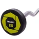 Штанга фиксированная изогнутая полиуретановая Zelart Urethane Barbell TA-2690-15 длина-104см 15кг - изображение 2