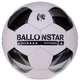 М'яч футбольний №5 PU ламінований гібридна зшивка HYBRID BALLONSTAR FB-3132 (№5, білий-чорний) - изображение 1
